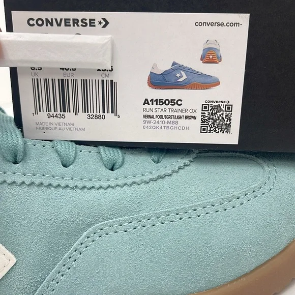 Converse WMNS Sneakers A11505C
RUN STAR TRAINER OX VERNAL POOL/EGRET/LIGHT BROW - Picture 16 of 16